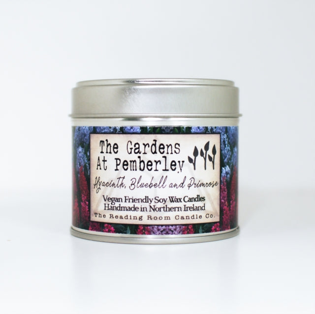 Book cover of: Gardens at Pemberley- Scented Soy Candle- Hyacinth, Bluebell and Primrose