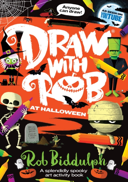 Draw With Rob at Halloween 9780008479022 Rob Biddulph