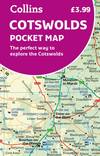 Book cover of: Cotswolds Pocket Map