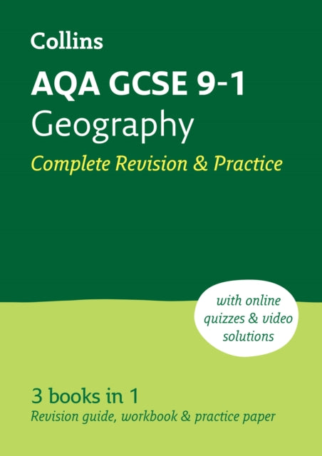 Book cover of: AQA GCSE 9-1 Geography Complete Revision & Practice. By: Collins Collins GCSE