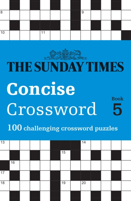 Sunday Times Concise Crossword Book 5, 100 Challenging Crossword Puzzles 9780008673109 The Times Mind Games
