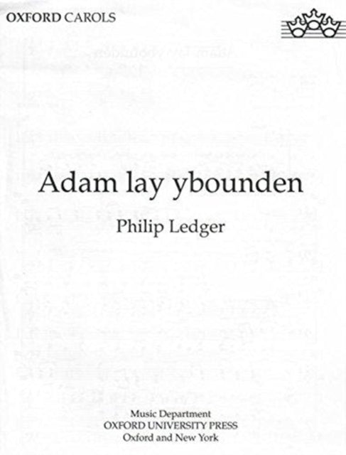 Book cover of: Adam lay ybounden