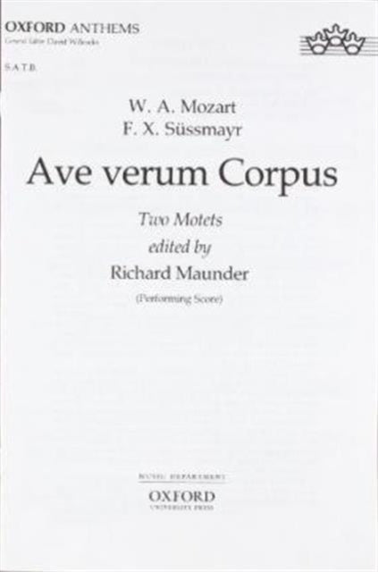 Book cover of: Ave verum corpus