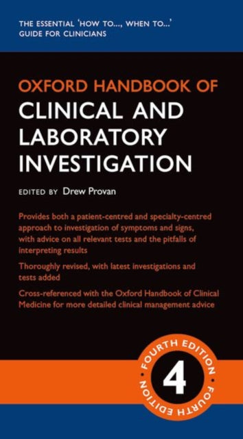 Book cover of: Oxford Handbook of Clinical and Laboratory Investigation