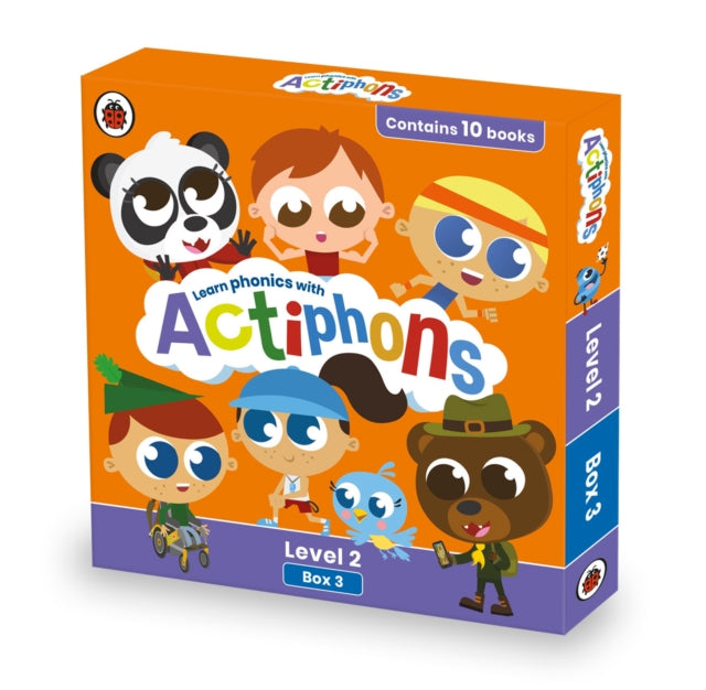 Book cover of: Actiphons Level 2 Box 3: Books 19-28. By: Ladybird