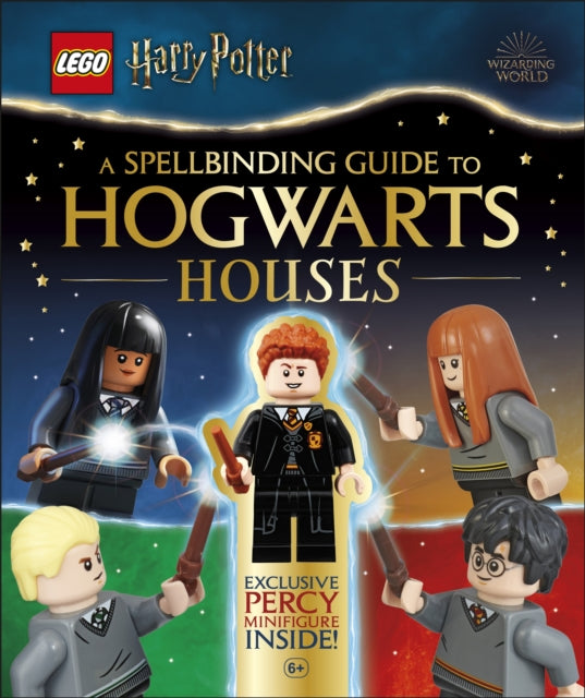 Book cover of: LEGO Harry Potter A Spellbinding Guide to Hogwarts Houses. By: Julia March