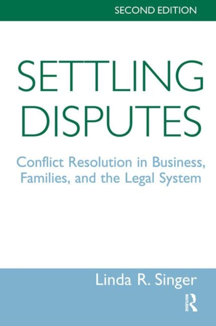 Book cover of: Settling Disputes. By: Linda Singer