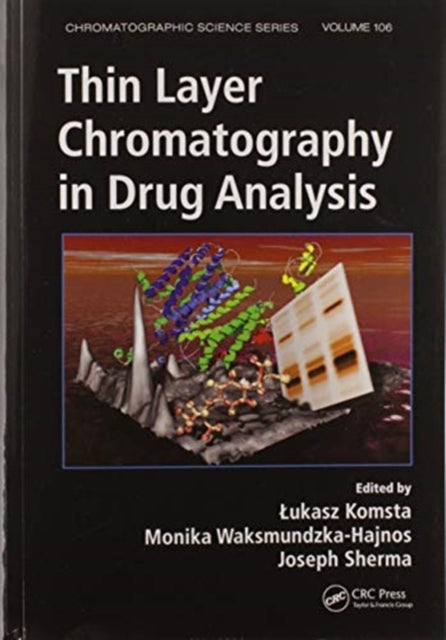 Book cover of: Thin Layer Chromatography in Drug Analysis. By: Lukasz Komsta