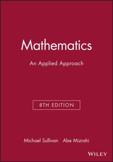 Book cover of: Technology Resource Manual to accompany Mathematics: An Applied Approach, 8e. By: Michael Joseph Sullivan Jr.