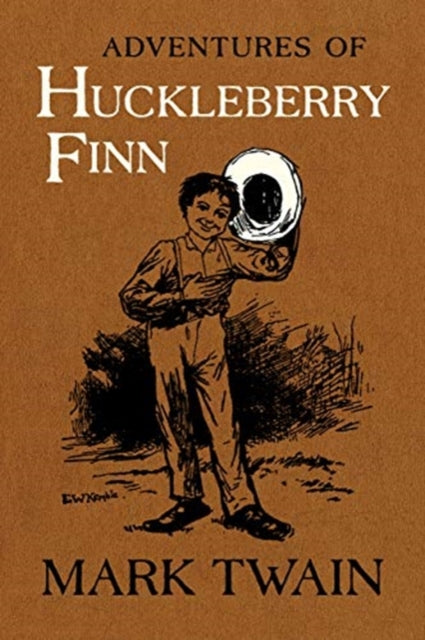 Book cover of: Adventures of Huckleberry Finn. By: Mark Twain