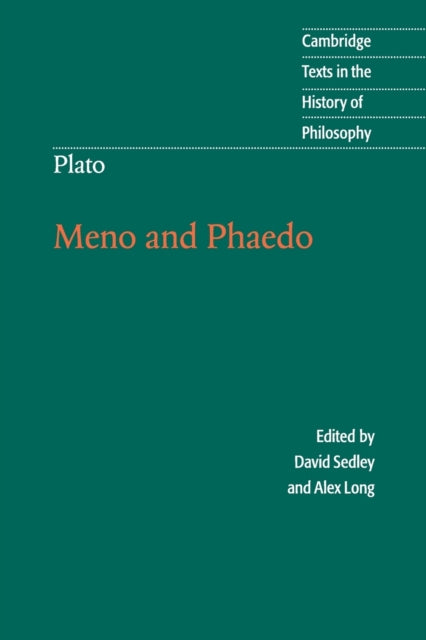 Book cover of: Plato: Meno and Phaedo. By: Πλάτων