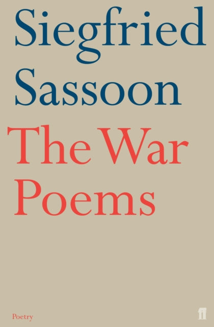 Book cover of: War Poems. By: Siegfried Sassoon