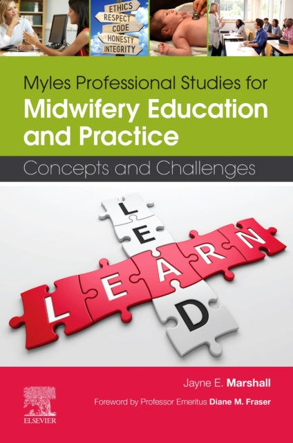 Book cover of: Myles Professional Studies for Midwifery Education and Practice. By: Jayne E. Marshall