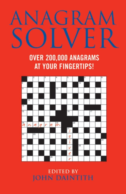 Book cover of: Anagram Solver. By: John Daintith