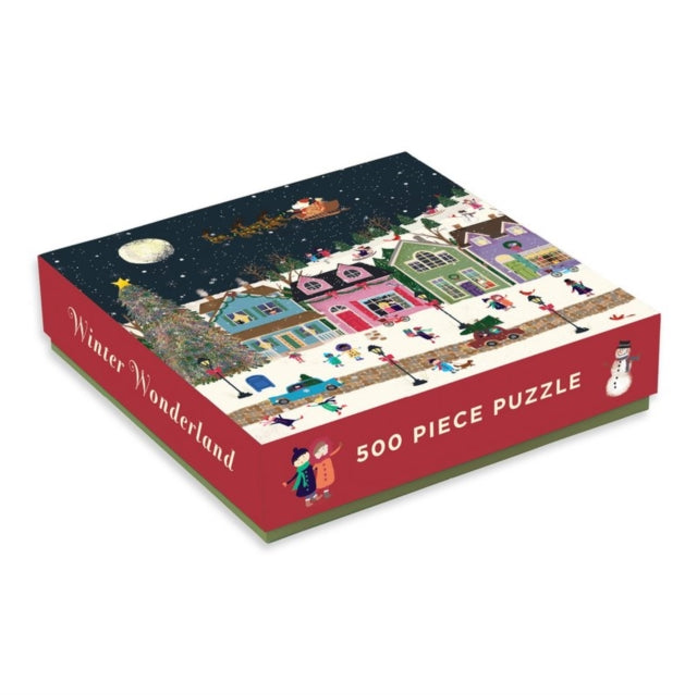 Book cover of: Winter Wonderland 500 Piece Puzzle. By: Joy Laforme