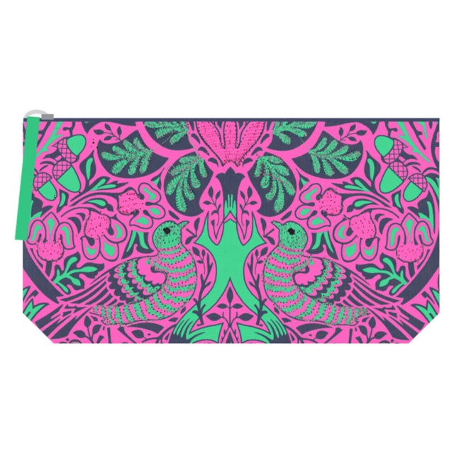 Book cover of: William Morris Dove & Rose Embroidered Pouch. By: Galison