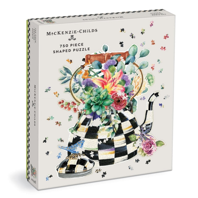 Book cover of: MacKenzie-Childs Blooming Kettle 750 Piece Shaped Puzzle