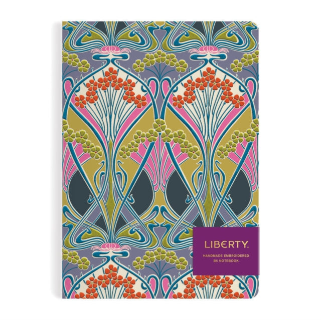 Book cover of: Liberty Ianthe Bloom B5 Handmade Embroidered Journal. By: Galison