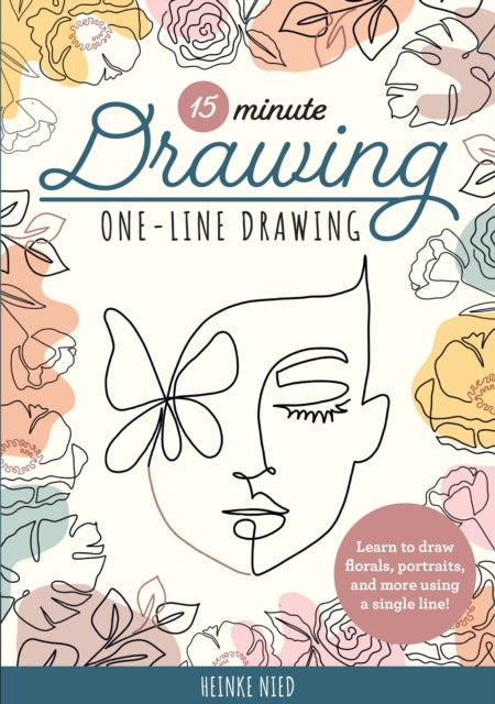 Book cover of: 15-Minute Drawing: One-Line Drawing. By: Heinke Nied