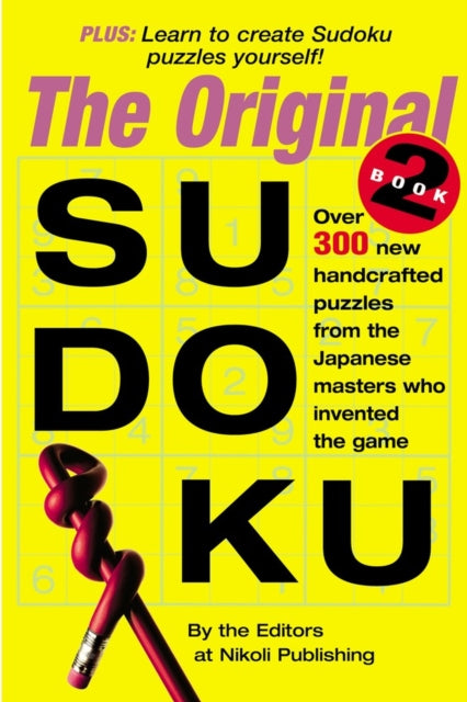 Book cover of: Original Sudoku Book 2. By: Nikoli Publishing