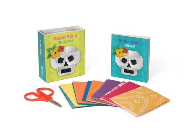 Book cover of: Sugar Skull Origami. By: Peter Marchetti