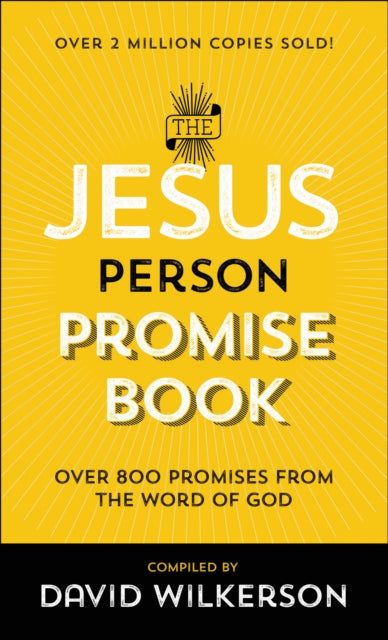 Book cover of: Jesus Person Pocket Promise Book – 800 Promises from the Word of God. By: David Wilkerson