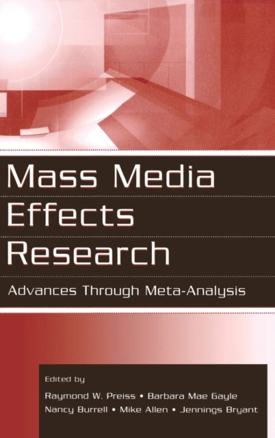 Book cover of: Mass Media Effects Research