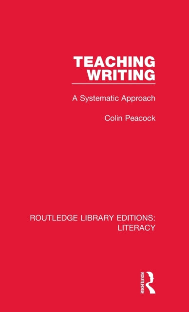 Book cover of: Teaching Writing. By: Colin Peacock