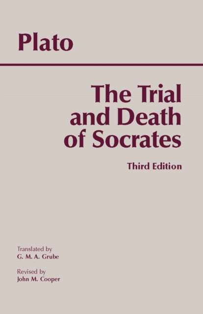 Book cover of: Trial and Death of Socrates. By: Πλάτων