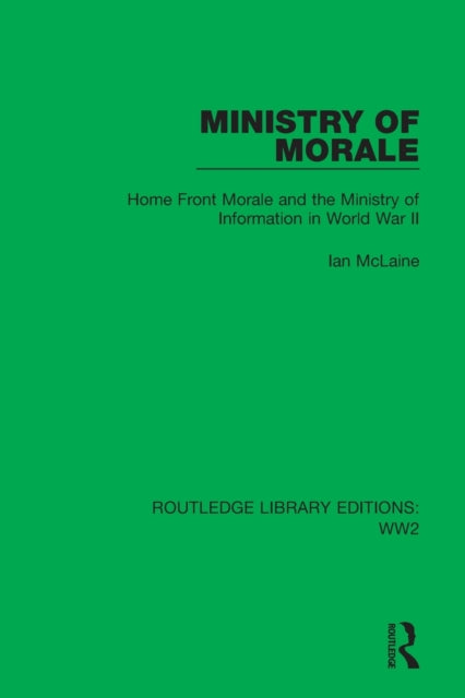 Book cover of: Ministry of Morale. By: Ian McLaine
