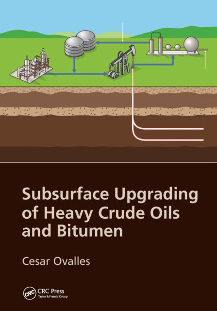 Book cover of: Subsurface Upgrading of Heavy Crude Oils and Bitumen. By: César Ovalles