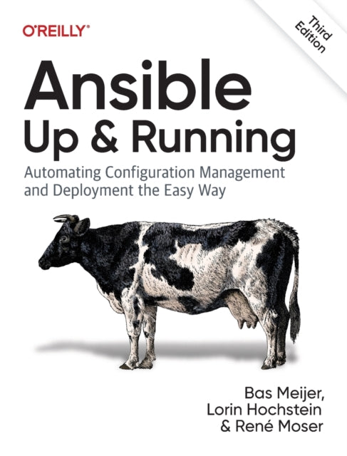 Book cover of: Ansible - Up and Running. By: Bas Meijer