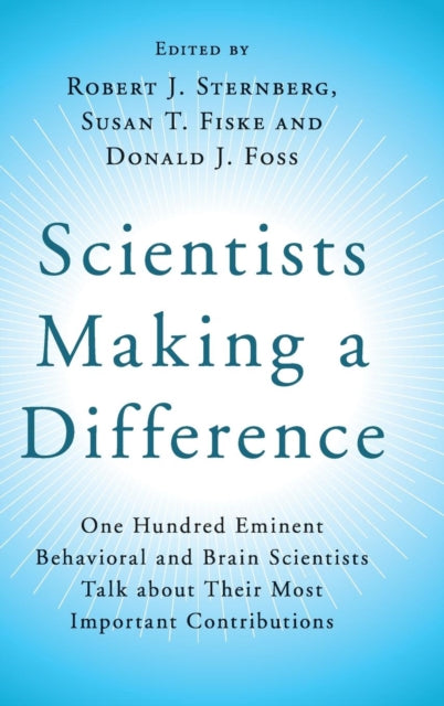 Book cover of: Scientists Making a Difference. By: Robert J. Sternberg
