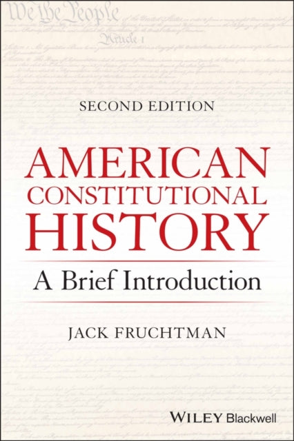 Book cover of: American Constitutional History. By: Jack Fruchtman