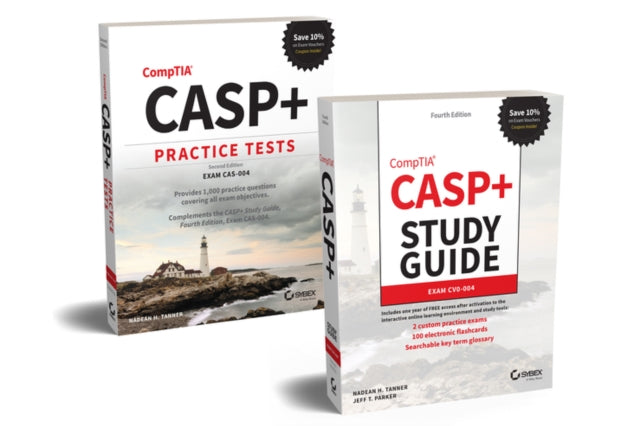 Book cover of: CASP+ CompTIA Advanced Security Practitioner Certification Kit. By: Jeff T. Parker