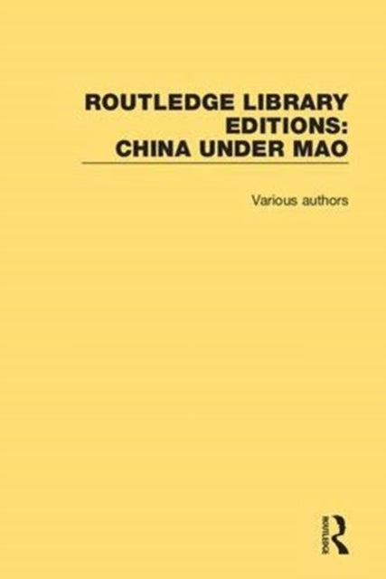 Book cover of: Routledge Library Editions: China Under Mao