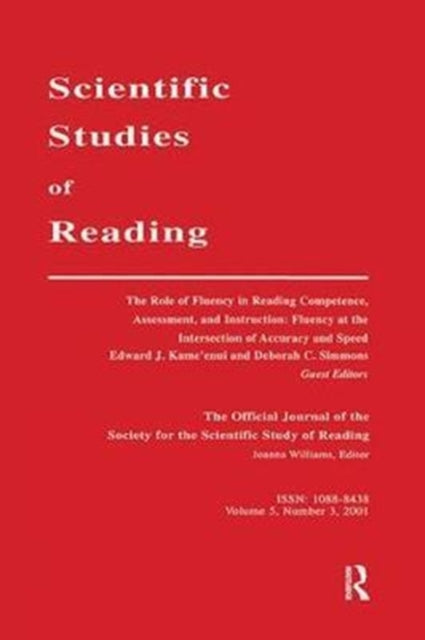 Book cover of: Role of Fluency in Reading Competence, Assessment, and instruction. By: Edward J. Kame'enui