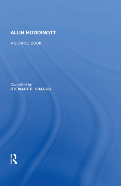 Book cover of: Alun Hoddinott. By: Stewart R. Craggs