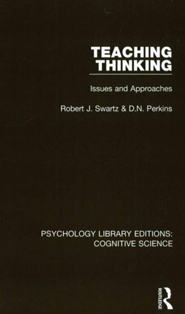 Book cover of: Teaching Thinking. By: Robert J. Swartz