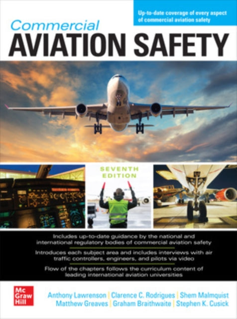 Book cover of: Commercial Aviation Safety, Seventh Edition. By: Anthony Lawrenson