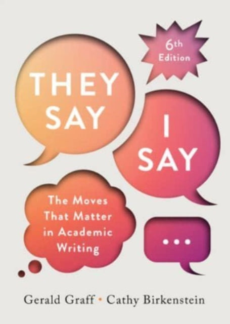 Book cover of: "They Say / I Say". By: Gerald Graff