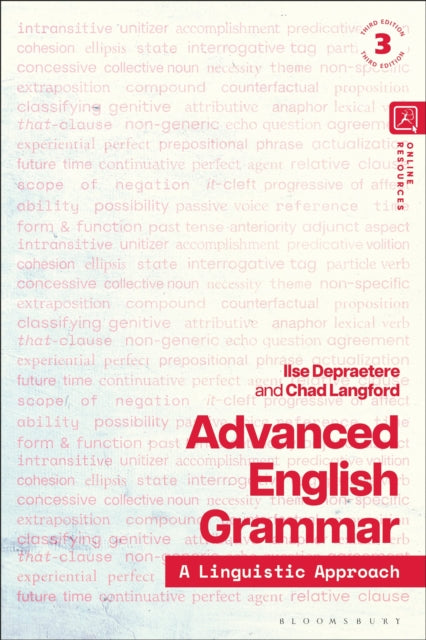Book cover of: Advanced English Grammar. By: Ilse Depraetere
