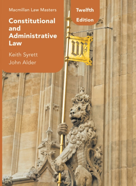 Book cover of: Constitutional and Administrative Law. By: Keith Syrett