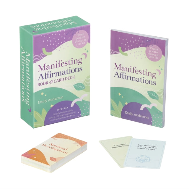 Book cover of: Manifesting Affirmations Book & Card Deck