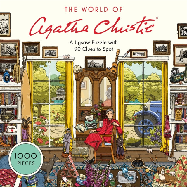 World of Agatha Christie: 1000-piece Jigsaw, 1000-piece jigsaw with 90 clues to spot: The perfect family gift for fans of Agatha Christie 9781399600910