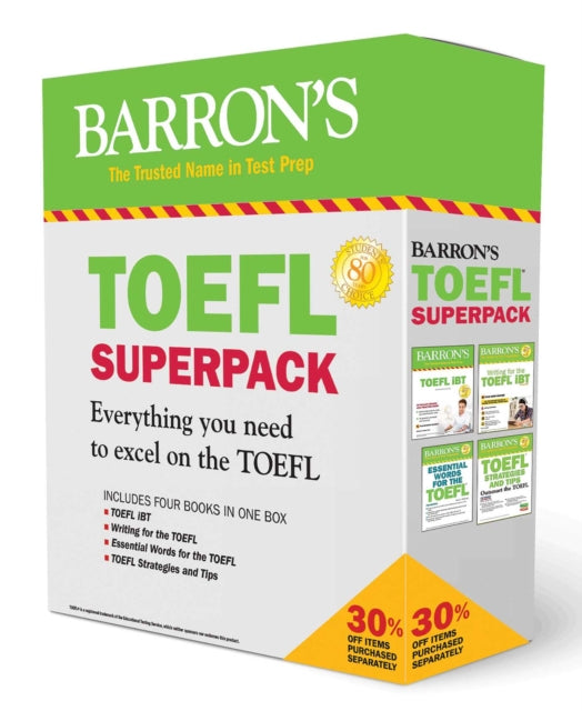 Book cover of: TOEFL iBT Superpack. By: Pamela J. Sharpe