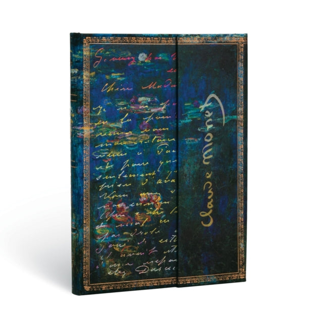 Monet, Water Lilies (Embellished Manuscripts Collection) Midi Lined Hardcover Journal 9781439712092 Paperblanks