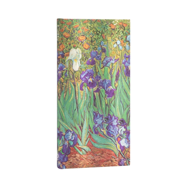 Book cover of: Van Gogh’s Irises Slim Lined Hardcover Journal. By: Paperblanks