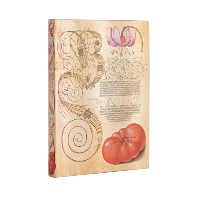 Book cover of: Lily & Tomato (Mira Botanica) Midi Lined Journal. By: Paperblanks