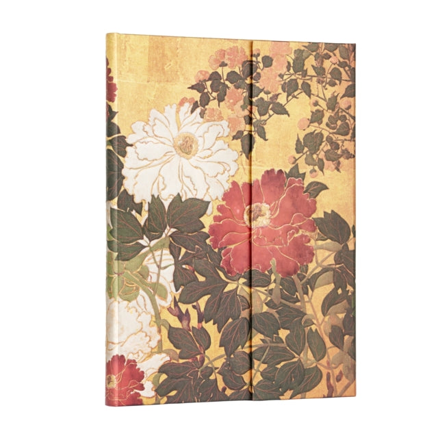 Book cover of: Natsu (Rinpa Florals) Ultra Lined Hardback Journal (Wrap Closure). By: Paperblanks